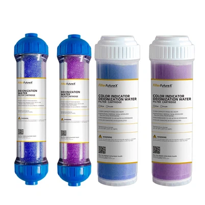 Indicador de color Cartucho de filtro de agua desionizado